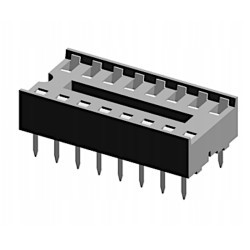Podstawka do układów scalonych DIP16 zwykła 2,54mm