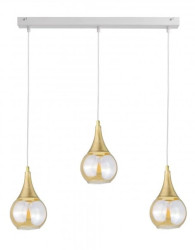 Lampa wisząca nowoczesna 3xE27 LACRIMA WHITE