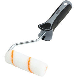 Draper 20792 Medium Pile Polyester Paint Roller with Soft Grip Handle, 4&quot;/100mm