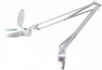 UM271.05 Lupa z podświetlaniem z wysięgnikiem - przykręcana - soczewka 5 dioptrii (około 2.25x), świetlówka