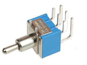 Przełącznik podwójny ON-OFF-ON MTS233-3C kątowy