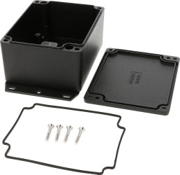 Hammond Electronics 1550Z113FBK Obudowa uniwersalna, (D x S) 115 mm x 90 mm, odlew aluminiowy, 1 szt.