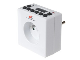 Timer cyfrowy Maclean Energy MCE30 10 programów CD funkcja Random 3600W - Czasomierz - programator cyfrowy max 156 programów MCE