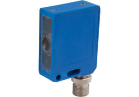 Czujnik optyczny refleksyjny 50x40x15mm Sn: 4000mm 10-35V DC PNP NC/NO obrotowe złącze M12 4pin IP67OR210421