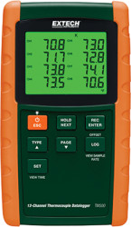 Data logger, temperature, SD card, Extech TM500-NIST