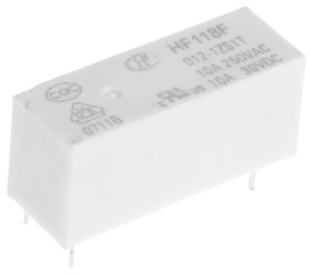 Przekaźnik mocy 12V dc SPDT RS PRO 290mW, montaż PCB 620Ω Otwór przezierny