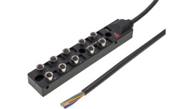 Vk001109 Rozdzielacz, 23X164x31mm, 10-30V Dc, 10X M8 3-Pin, Stały Rozdzielacz...