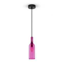Lampa Wisząca VT-7558 E14 Max. 60W Butelka Różowa 3774