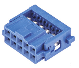 Złącze IDC 10-pinowe 2-rzędowe raster: 2.54mm Żeński Montaż na kablu TE Connectivity