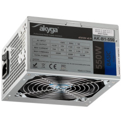 Zasilacz ATX 550W Akyga Basic PC AK-B1-550, Fan 12cm, komputerowy