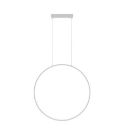 Lampa wisząca Mirror S biała IP44 LED CCT Light Prestige