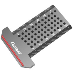 Dasqua 1804-5661 Pocket T-ruler Aluminium Alloy Precision Marking 1Piece