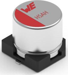 Polymer hybrid aluminum electrolytic capacitor, SMD, 33 µF, 100 V, ±20 %, 875585961005