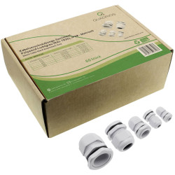 Quadrios 2009CA108 Cable Gland Set PA66 Grey-white RAL 7035 Compact Kit