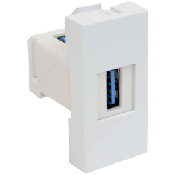 KOPOS QD 45X22.5-USB_HB Inset IT Module 22.5mm x 45mm White 1Piece