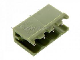 Listwa montażowa prosta 4 piny ( r= 5,08, męska)