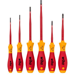 Wiha 3201K6 35389 SoftFinish&#xAE; Electric slimFix Slot/ PH Screwdriver Set - 6pc
