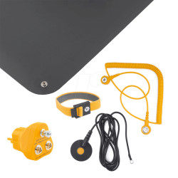 9-360-A ESD workplace with grounding mat for SMD/THT assembly, 5 pieces