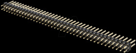 2 x 40-pin header, straight, pitch 2.54