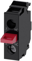 Moduł stykowy Siemens 3SU1400-2AA10-1MA0 3SU14002AA101MA0, 500 V DC/AC, 1 szt.