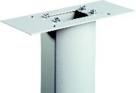 Płyta adaptacyjna, RAL7035 dla obudów Spacial S3D W400x Główka250 NSYAEFP42S3D