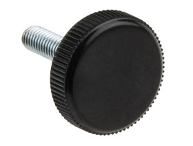 Pokrętło mocujące M6 długość gwintu: 20mm średnica pokrętła 26mm średnica gwintu: 6mm Wersja radełkowana Kołek