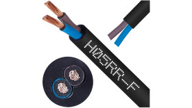 Przewód W Gumie H05rr-F / Ow 2X1,5 300/500V Elektrokabel /25M/