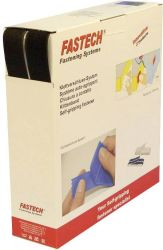 Taśma rzepowa do przyklejania na gorąco element z pętelkami i haczykami (D x S) 25000 mm x 30 mm czarny FASTECH® B30-SKL