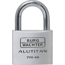 Burg W&#xE4;chter 36061 Padlock 40mm Aluminium robust and rust-resistant