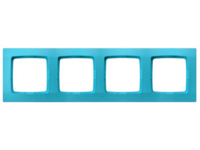 KARO Ramka 4 poczwórna satynowy turkus R-4S/59 OSPEL