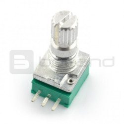 Potencjometr obrotowy 10kΩ logarytmiczny 1/8W