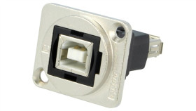 Łącznik Usb A - Usb B 2.0 Ft Metal 19X24mm Cp30207nm