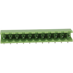 TruConnect 212950 11 Way 15A 300V Side Entry Open Header 5.08mm