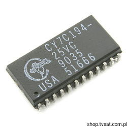 CY7C194-25VC SRAM Memory 256kBit 25ns SMD-SOJ24 CYPPRESS