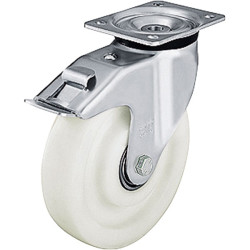 Blickle 610584 LK-SPO 100K-1-FI Pressed Steel Swivel Castor - Wheel &#xD8; 100mm