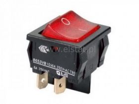 Przeł. kołys.6A 250V podś. ON-OFF szeroki 4p