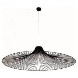 Lampa designerska druciana z szerokim kloszem z serii DOT KP-09 Kaja Lighting