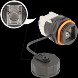 86698 Cable Connector RJ45 jack to Cat.6A LSA