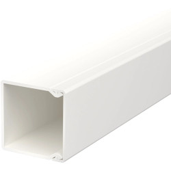 Cable duct, (L x W x H) 2000 x 40 x 40 mm, PVC, cream white, 6025412, 1 piece with 2 meters