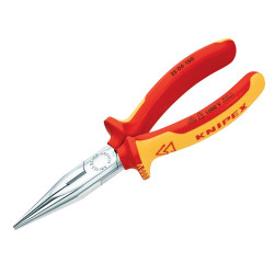 Knipex 25 06 160 SB VDE Snipe Nose Side Cutting Pliers (Radio) 160mm
