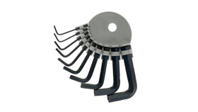 Zestaw Kluczy Imbusowych Polax, Na Kółku 10 Szt. 1,5-10 Mm (25-011)