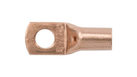 Końcówka Oczkowa Rurowa 70/M12 Miedź Niecynowana Kn70f12