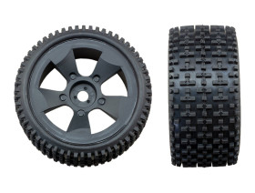 Wheel Pair in Black GIANT (148mm x 70mm) [Discontinued]