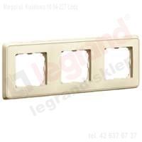 Cariva krem ramka potrójna