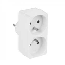 Rozgałęziacz sieciowy 1 wtyk / 2 gniazda URZ3057