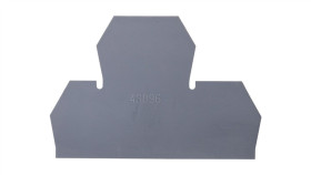 Płytka Końcowa Do Zacisków Piętrowych Szara 43096 /50Szt./