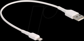 87866 USB Charging Cable for iPhone™, iPad™, iPod™ white 30 cm