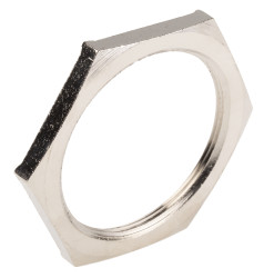 Nakrętka do dławnic kablowych gwint: M50 Mosiądz platerowany niklem , kolor: srebrny Lapp