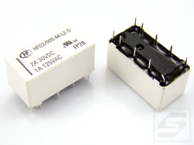 Przekaźnik HFD2-005-S-L2; 150mW; HONGFA; 2 cewki; bistabilny; DPDT;