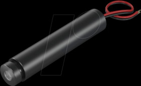 70112443 Dot laser module, red, 635 nm, 5 VDC, 12x60 mm, class 2